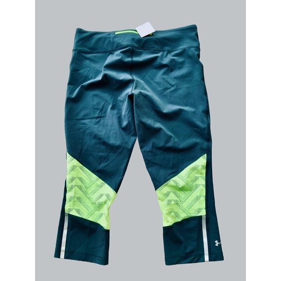 UNDER ARMOUR LADIES HEATGEAR VENT COMPRESSION ATHLETIC RUNNING PANTS NEW LARGE - Picture 5 of 5